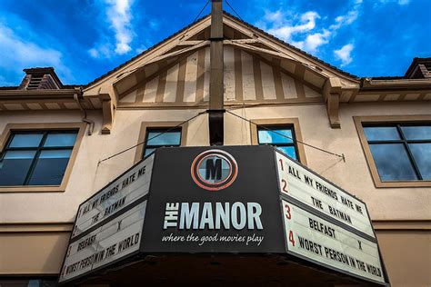 Manor theater - The Manor was originally designed to a be a silent movie theater with the atmosphere of a country club, from the Tudor-like exterior to a parlor-like lobby filled with elegant, dignified furnishings. In 2012, the Stern Family (which owns the Manor) renovated the theater that gracefully blends elements of the original design with …
